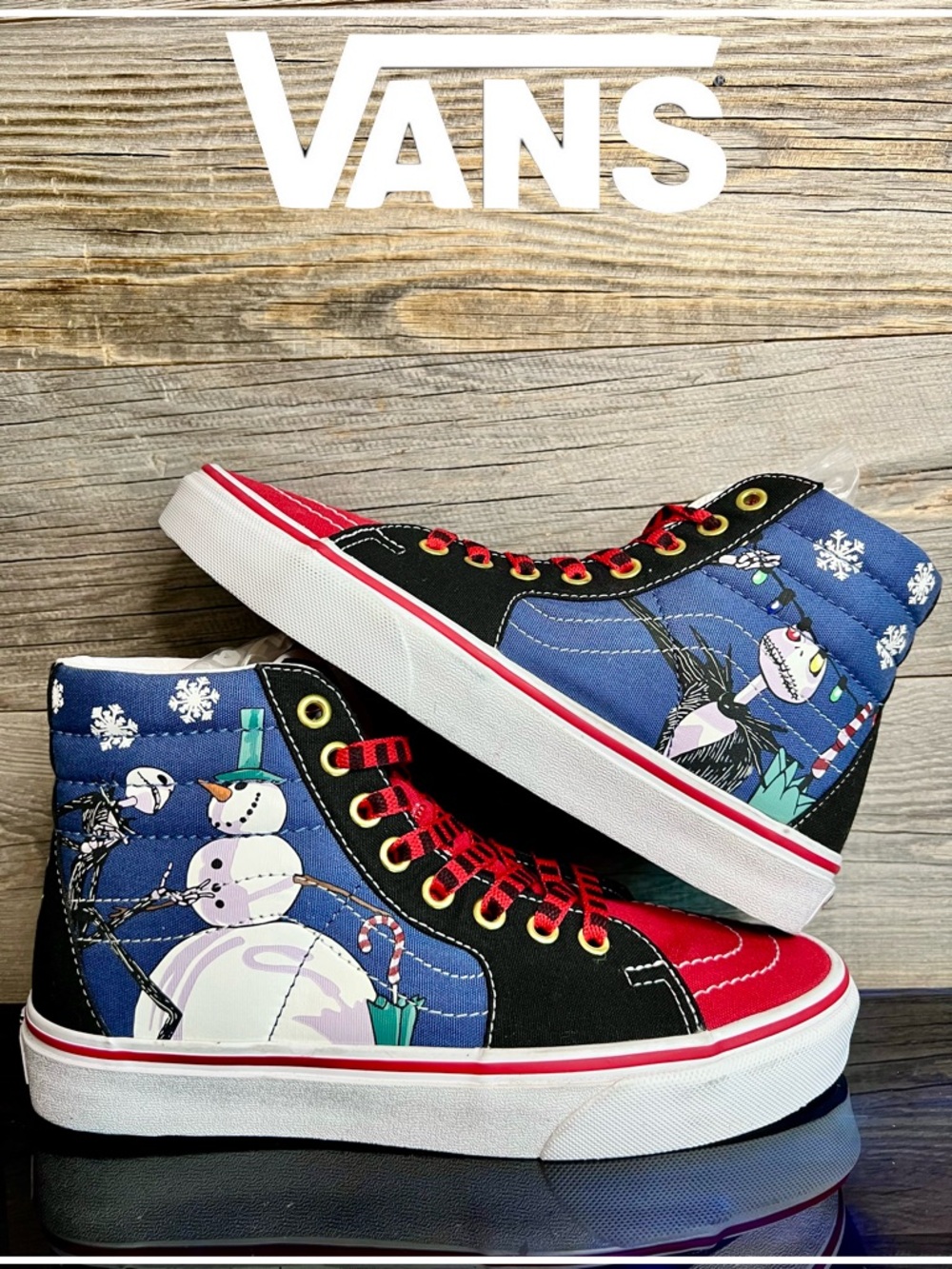 NWOT 🆕🎄🎃VANS x Nightmare B4 Christmas Classic High-top Sneaker W7 | M5.5, New